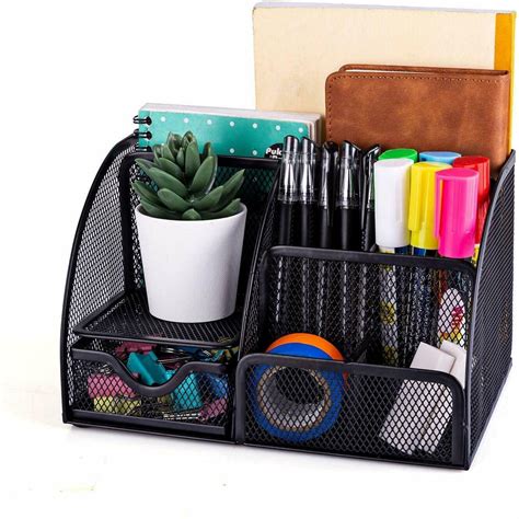 Contact information for livechaty.eu - 【Perfect Desktop File Organizer】Our Office Desk Supplies Organizer is made of 4 sliding trays + 2 Hanging Pencil Holders + 1 sliding drawer which has enough storage space to accommodate all office supplies, such as pens, …